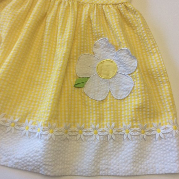 IRIS & IVY 2 PIECE YELLOW SUMMER BABY GIRL DRESS - Picture 3 of 6